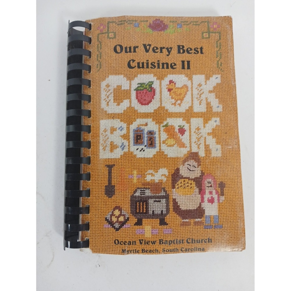 Vtg 1991 Ocean View Baptist Church Myrtle Beach South Carolina Cookbook Recipes